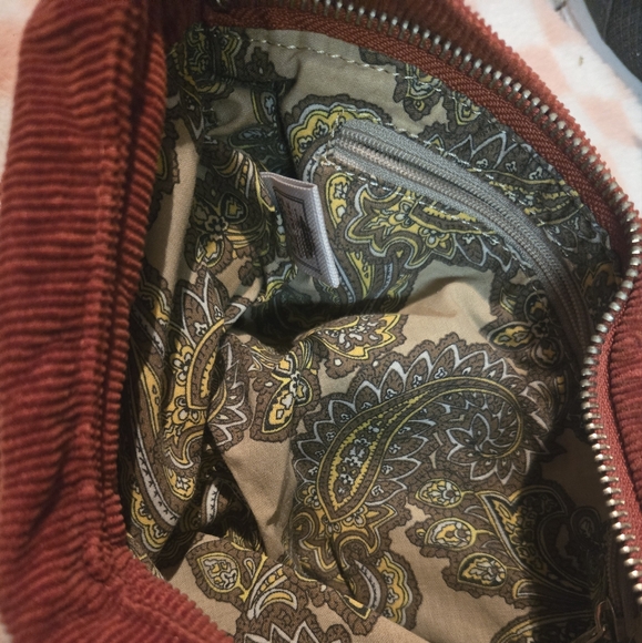 Vintage Orange Corduroy Small Purse Old Navy Great Condition - Picture 6 of 6